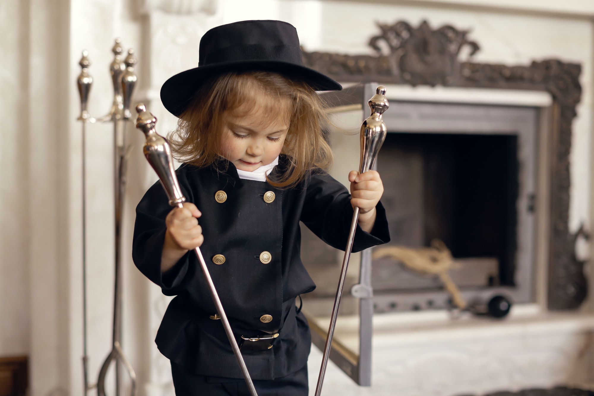 Chimney Sweep Playful Girl